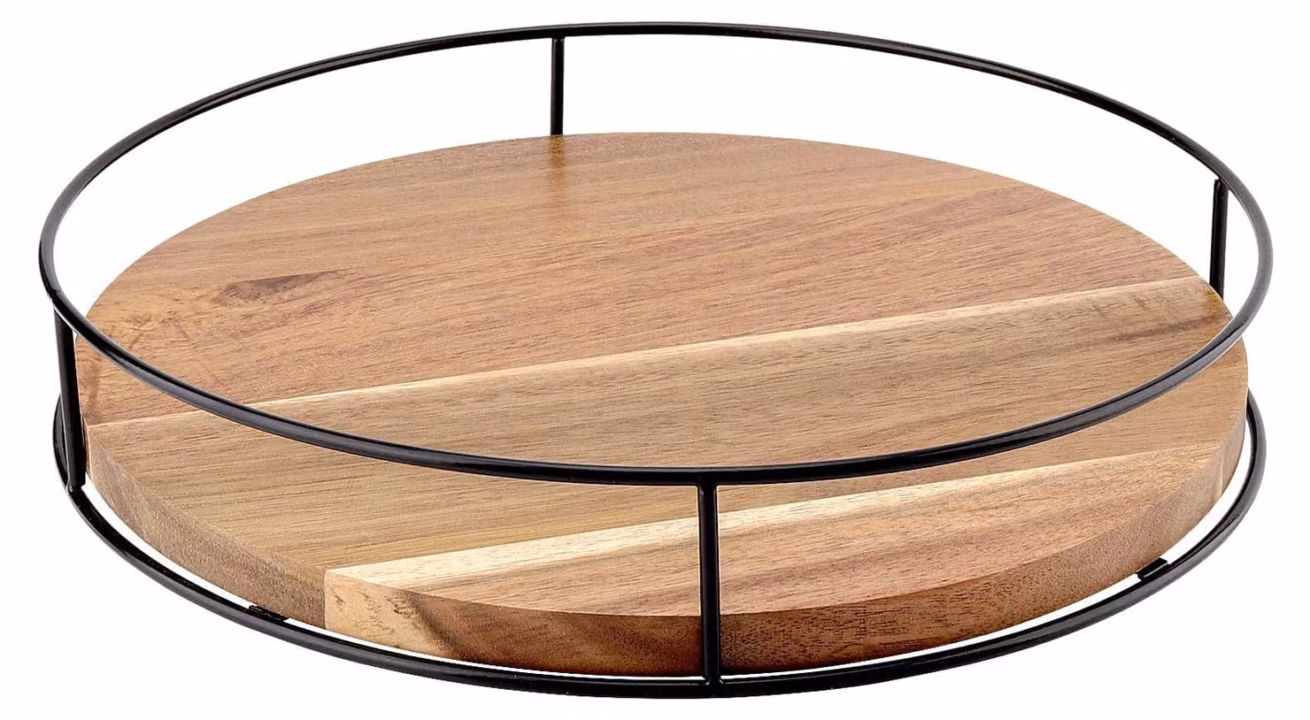 Omgoods - Piatto girevole in legno per erbe aromatiche e per organizzare la cucina