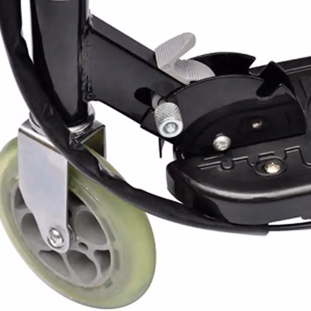 Monopattino Elettrico con Sella vidaXL Nero con Batteria Ricaricabile e Altezza Regolabile – 2