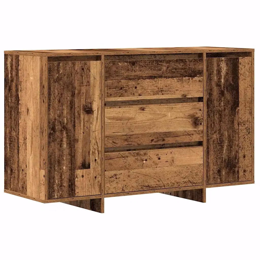Credenza moderna vidaXL in legno ingegnerizzato MDF color marrone L: 120 cm, P: 41 cm, H: 75 cm – 2