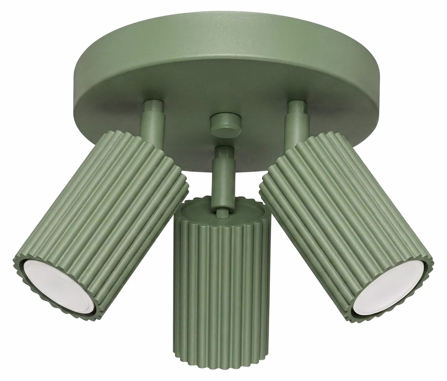 Plafoniera KARBON 3P salvia 3xGU10 10W alluminio 18x19.5x19.5cm Sollux Lighting