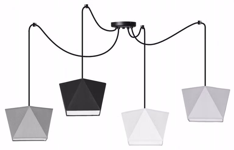Lampada A Sospensione Loft Lampadario Ragno Paralume