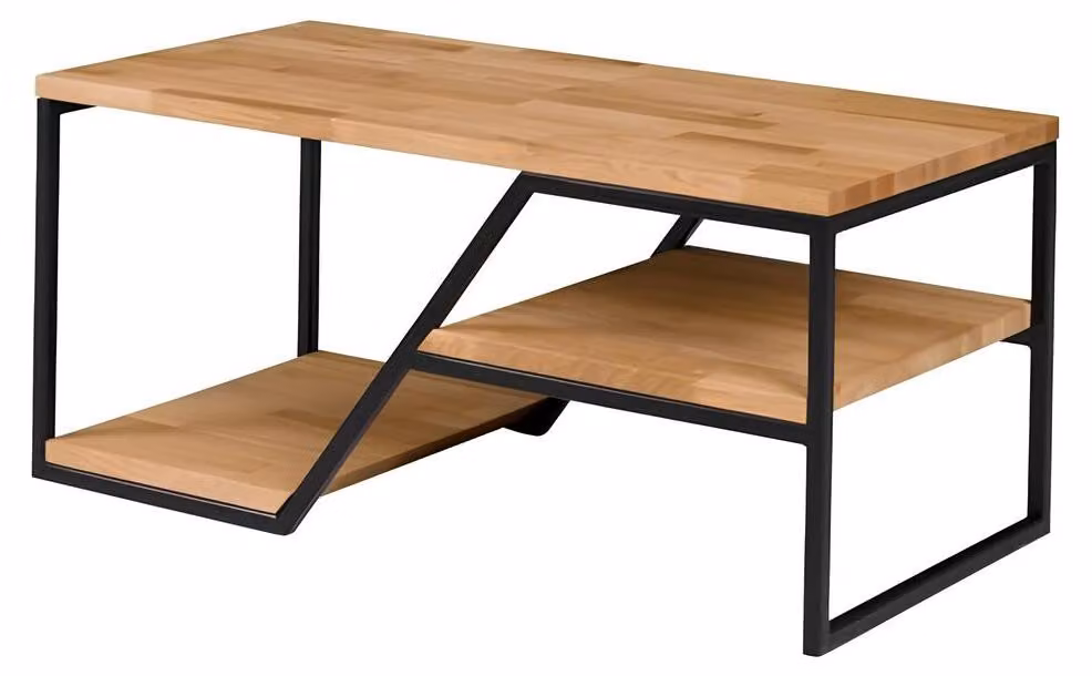 Tavolino da caffè design, forma rotonda, materiali: metallo e legno. Ideale per il soggiorno, stile elegante e lussuoso. Mobili di alta qualità