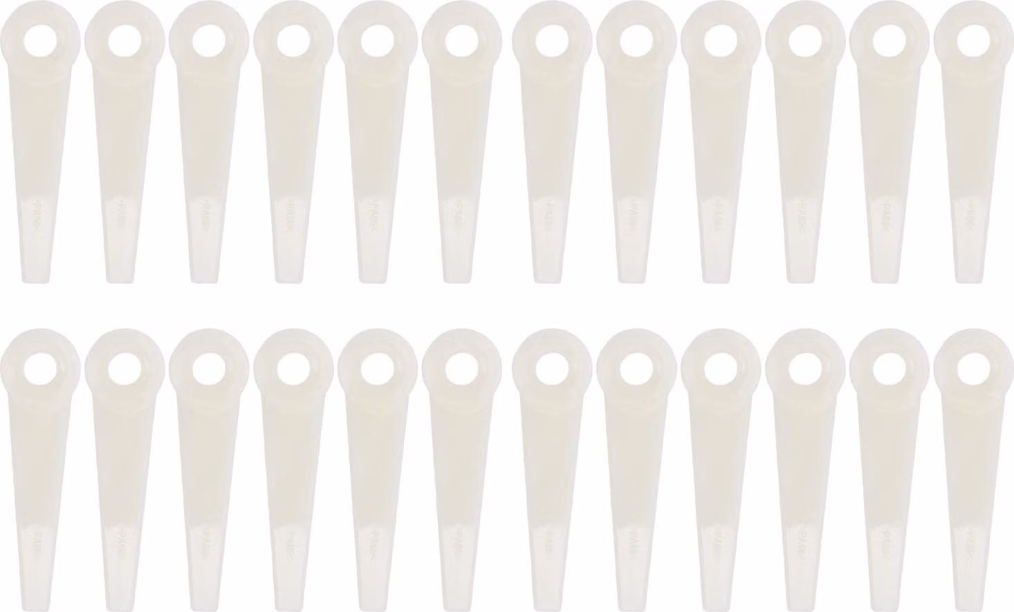 24 pezzi lama di ricambio per testina trimmer in nylon ad alta durezza usura lunga durata per FS38 FS40 FS45 FS46 FS50