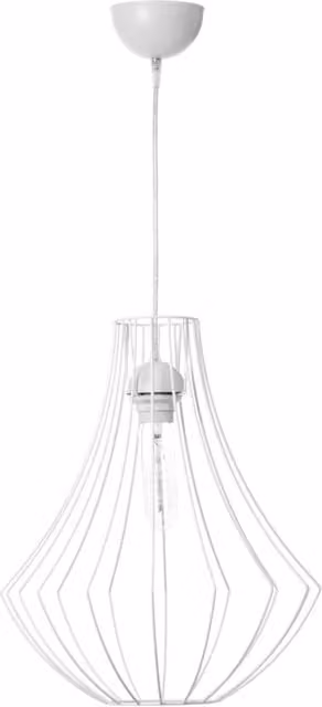 Lampada a sospensione Jasmin KENDRA HOME in metallo bianco