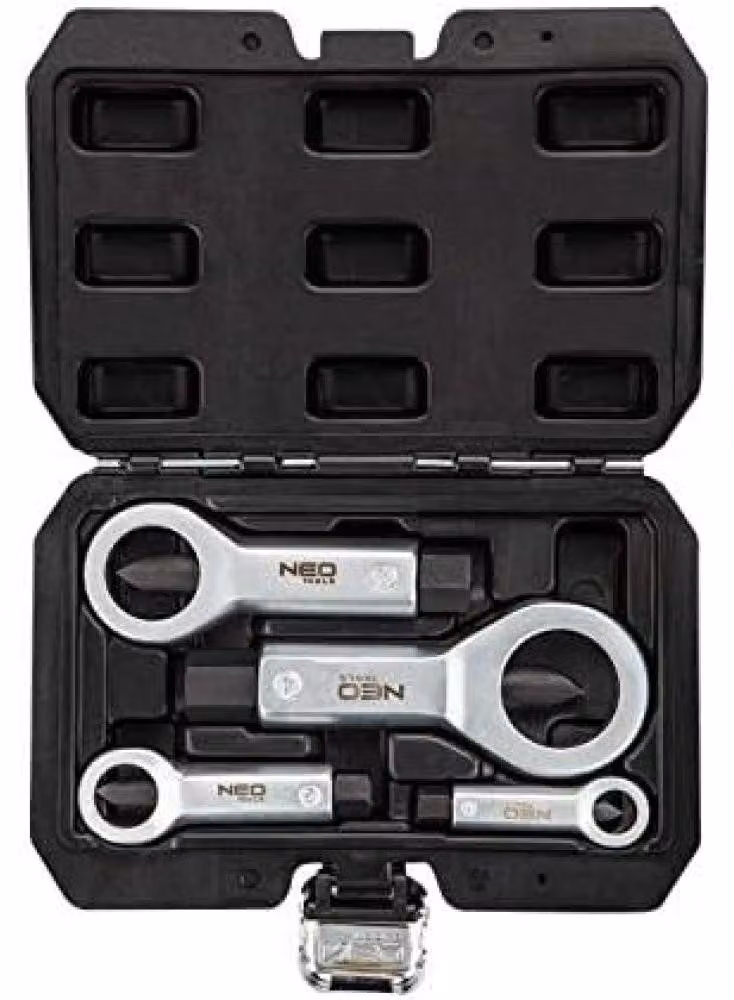 NEO TOOLS Scalpelli per dadi, set di 4 pezzi.