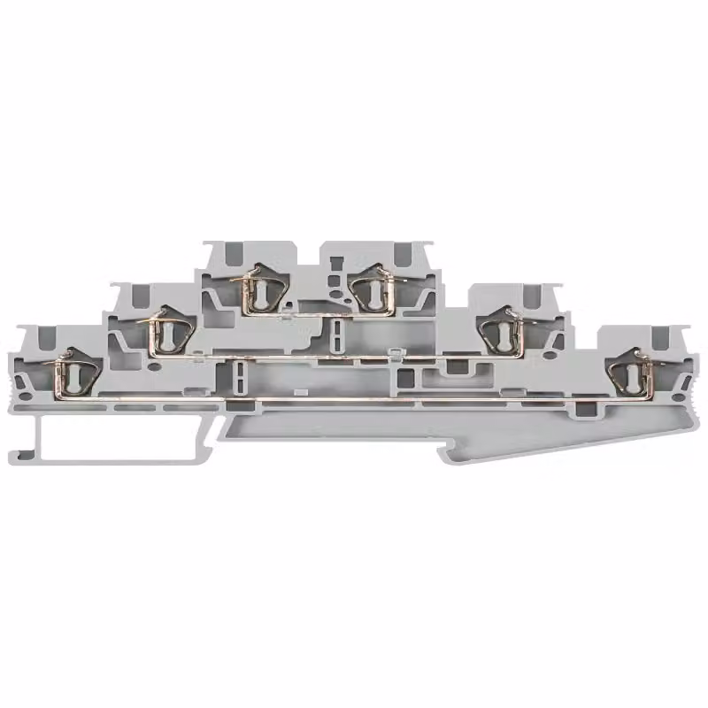 Morsetto a tre piani Siemens da 2,5 mm², grigio, larghezza 5,2 mm 8WH20300AF00