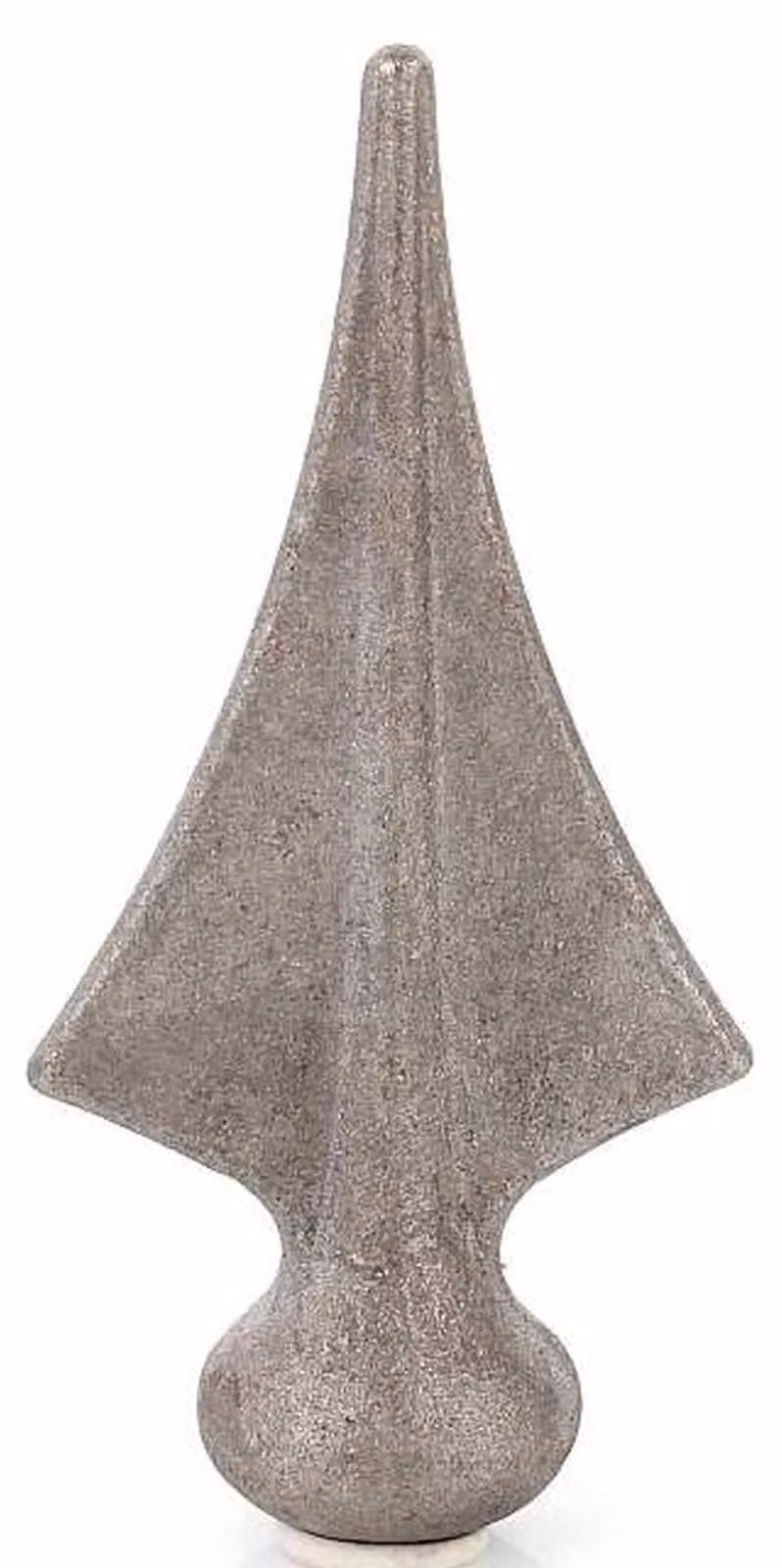 LogistSystem 1 pz. Punte decorative in metallo - 125x60 mm (AxL) / Base: ∅ 32 Decorazione per recinzione 40.077