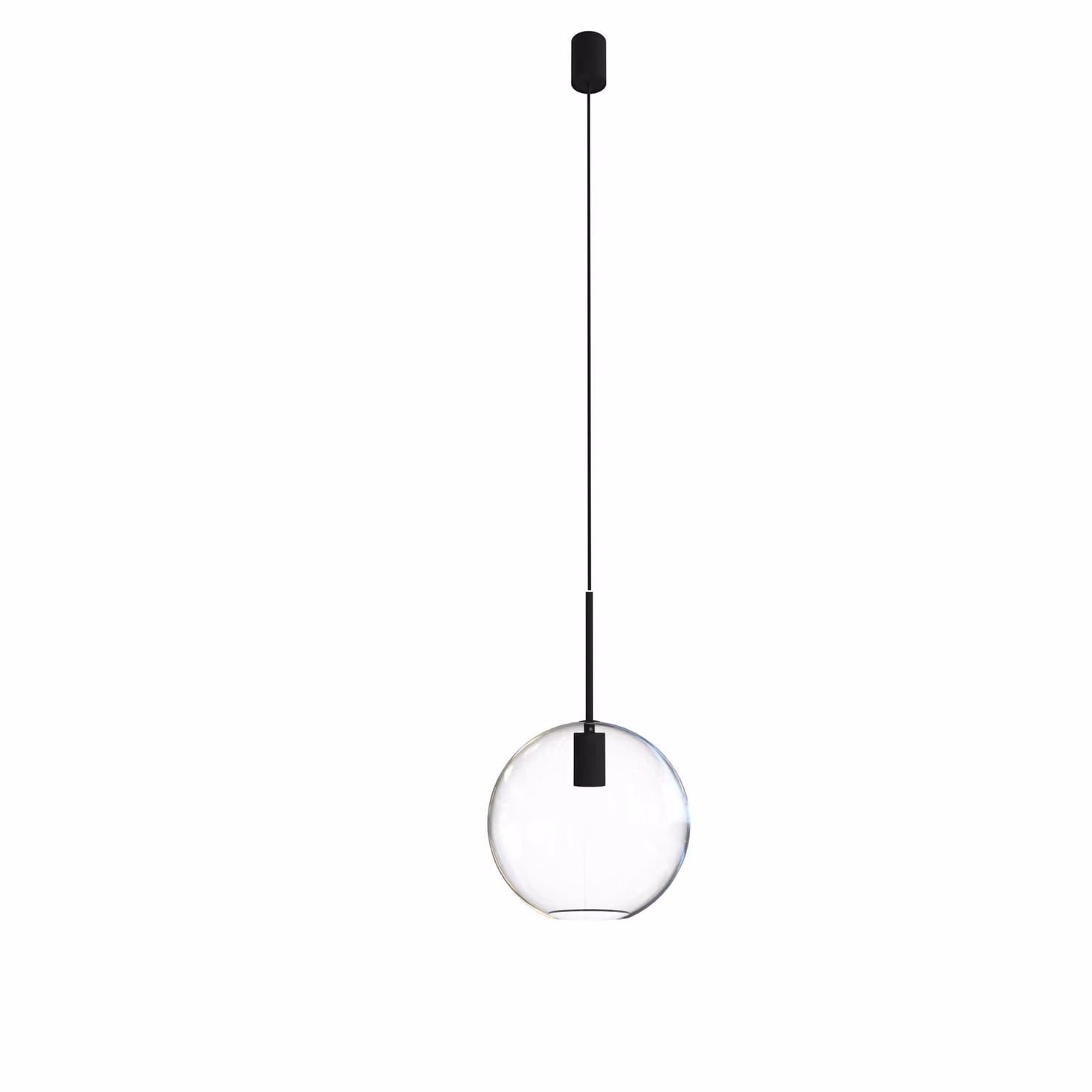 Lampada a sospensione Nowodvorski SPHERE 7850 vetro, nero
