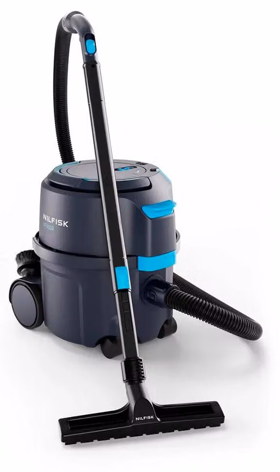 Nilfisk VP400 HEPA XT EU - Aspirapolvere industriale, 225 W | Capacità del sacchetto filtro: 10,0 litri | Include