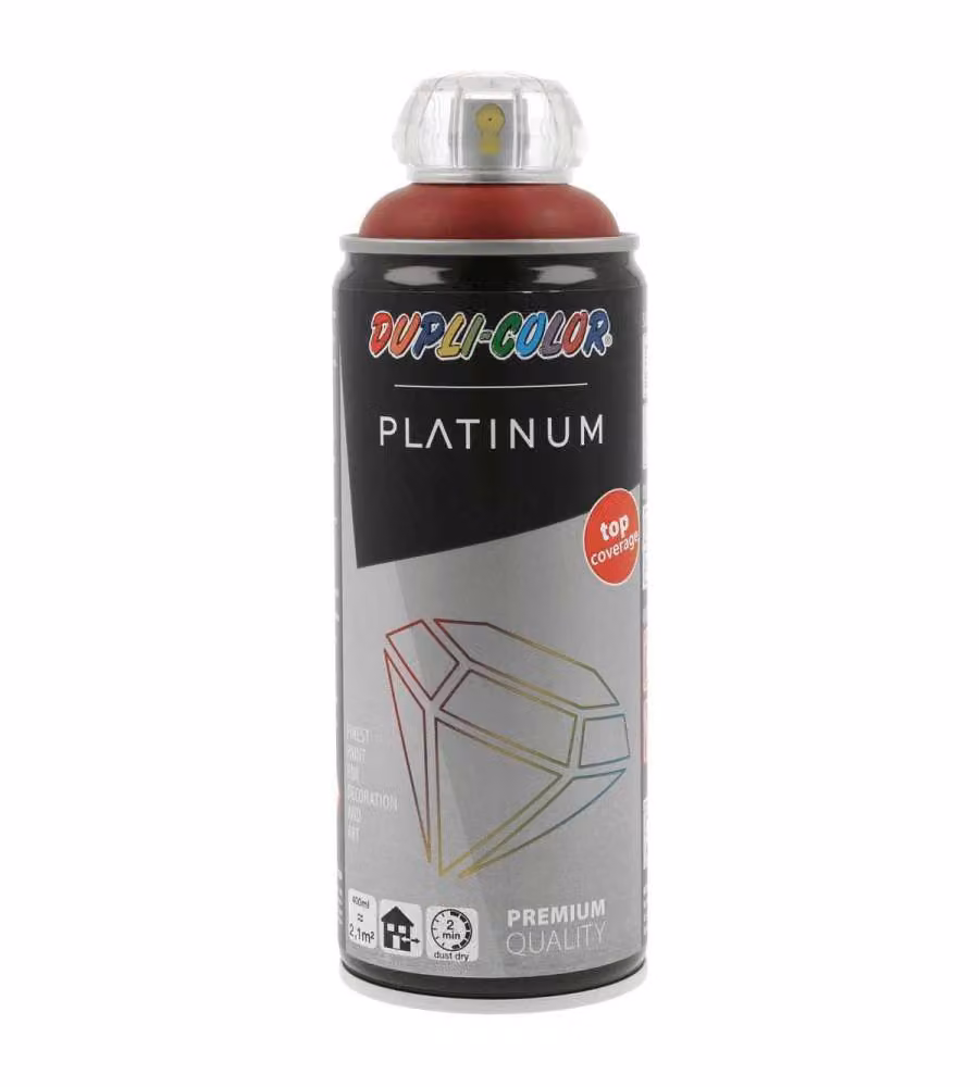 DUPLI-COLOR Vernice Spray Opaca per Legno Rosso Satinato 400 ml