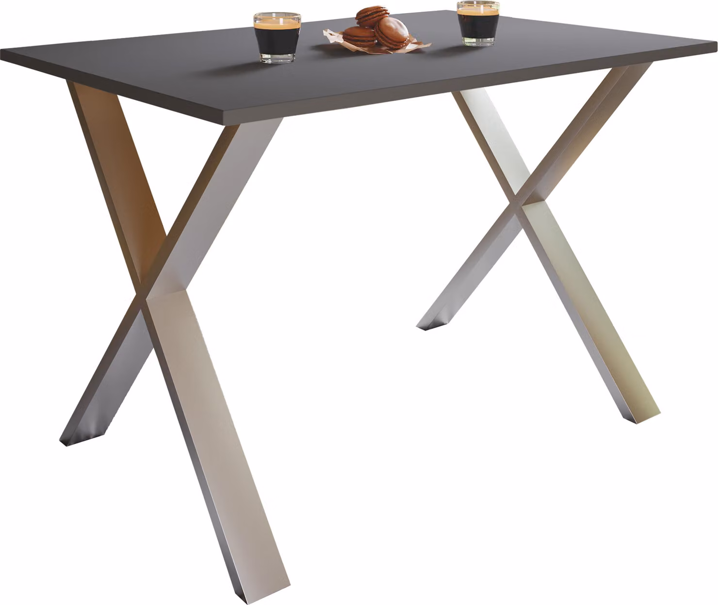 Tavolo da pranzo in legno Premium | H. 76 x W. 110 x D. 80 cm | Tavolo da cucina Tavolo da pranzo Xona X
