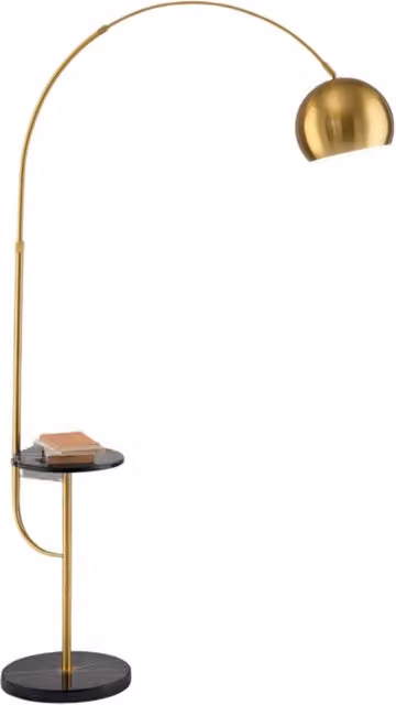 Piantana Contemporanea Tableau Metallo Ottone 1 Luce E27 Ip20