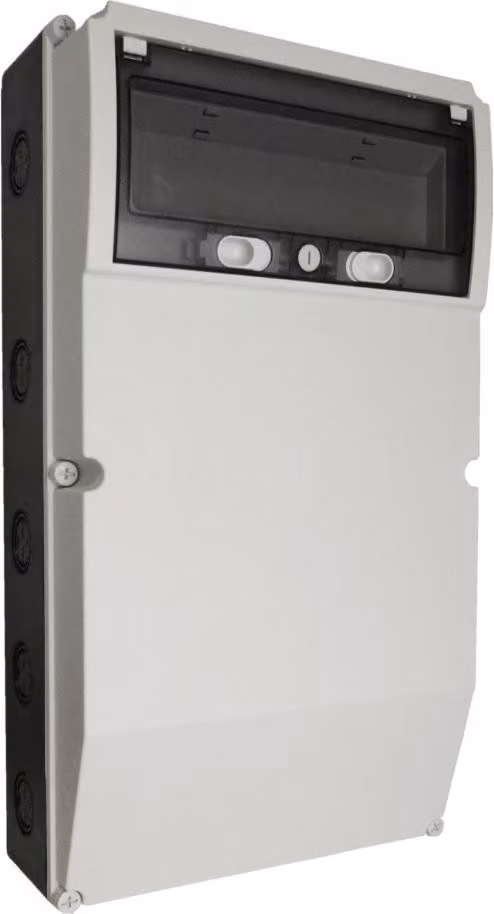 Scatola di distribuzione di energia IP54 Scatola di distribuzione a 13 moduli Scatola portafusibili a montaggio esterno TpE 4158