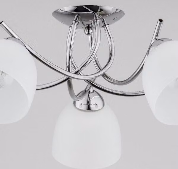 Lampada a sospensione MARISA cromata 5xE27x15W in metallo, dimensioni: 25x65x65 cm, IP20, Alfa