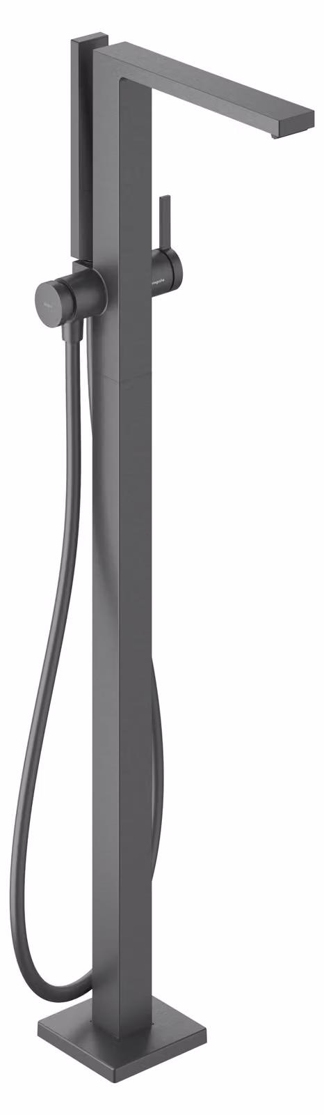 Mitigeur de baignoire monocommande hansgrohe Tecturis E, en îlot, portée de 264 mm, accessoires inclus, 2 points d'eau, 73445340, 73445340