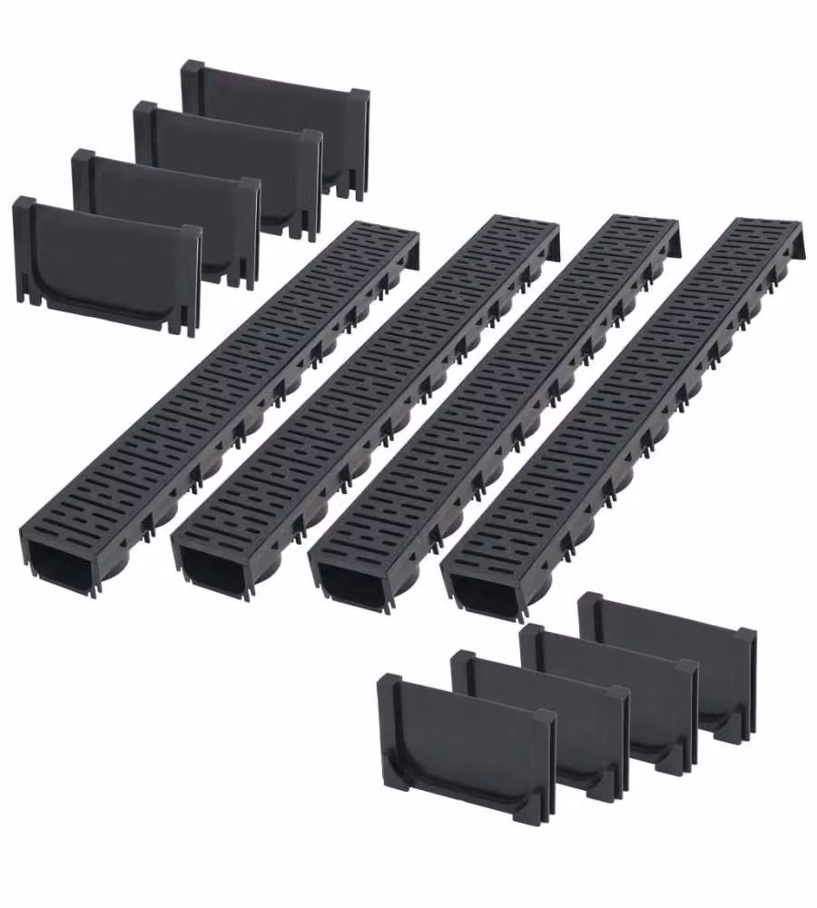 Canalette di Drenaggio in Plastica 4 m