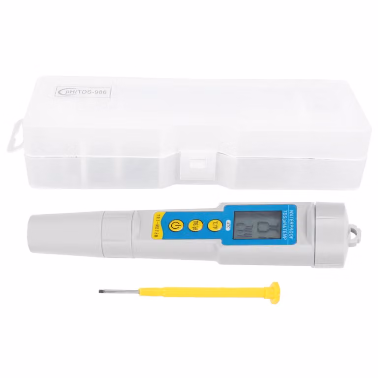 PH-986: Tester portatile multifunzione 3-in-1 per la qualità dell'acqua, con misurazione di pH, TDS (solidi totali disciolti) e temperatura
