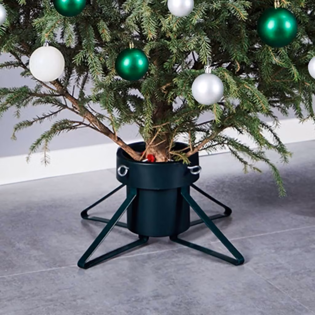 Maison Exclusive - Supporto per albero di Natale nero 46x46x19 cm