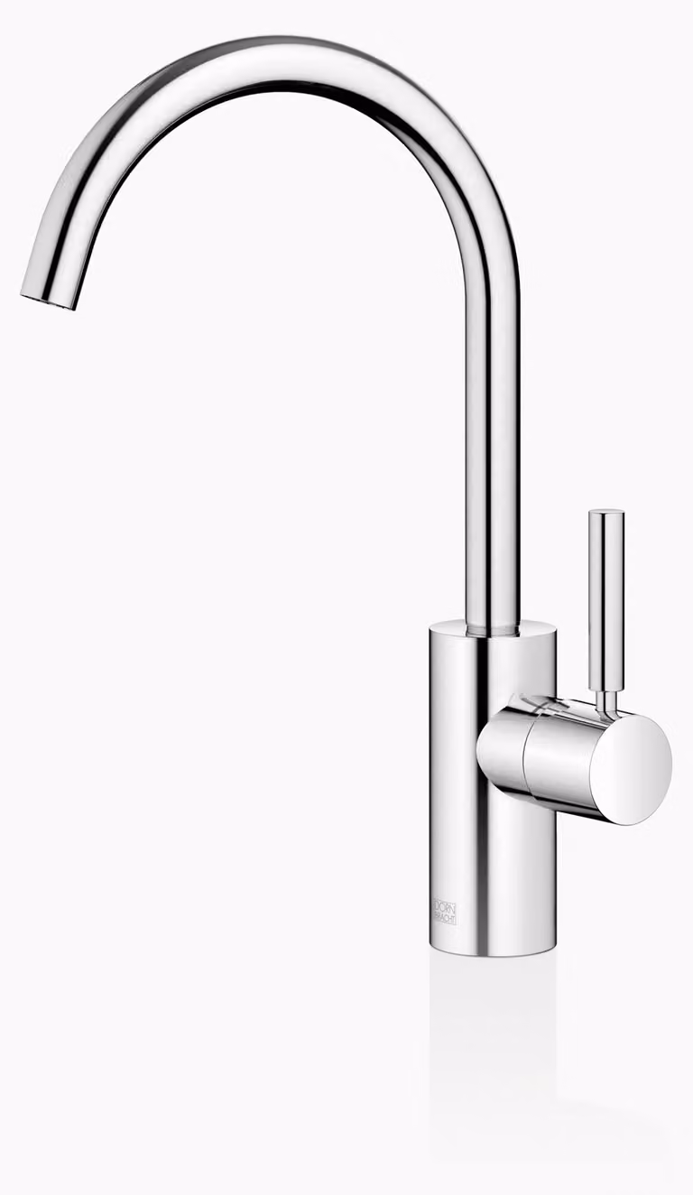 Dornbracht META Mitigeur monocommandé pour lavabos sans vidage, saillie 167mm, bec orientable 360, 33505661-00, 33505661-00