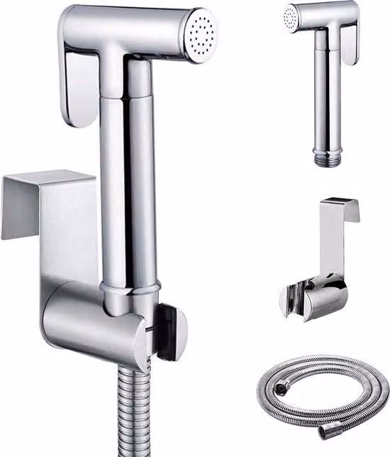 Spruzzatori igienici per WC e bidet - Set da 3 pezzi per l'igiene personale e lo spruzzo per WC