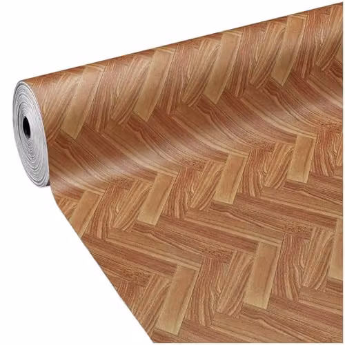 Pavimento Pvc Rivestimento Rotolo Vinile 31 Misure Legno Palchetto Spina Pesce 100x1200 Cm Dis_E