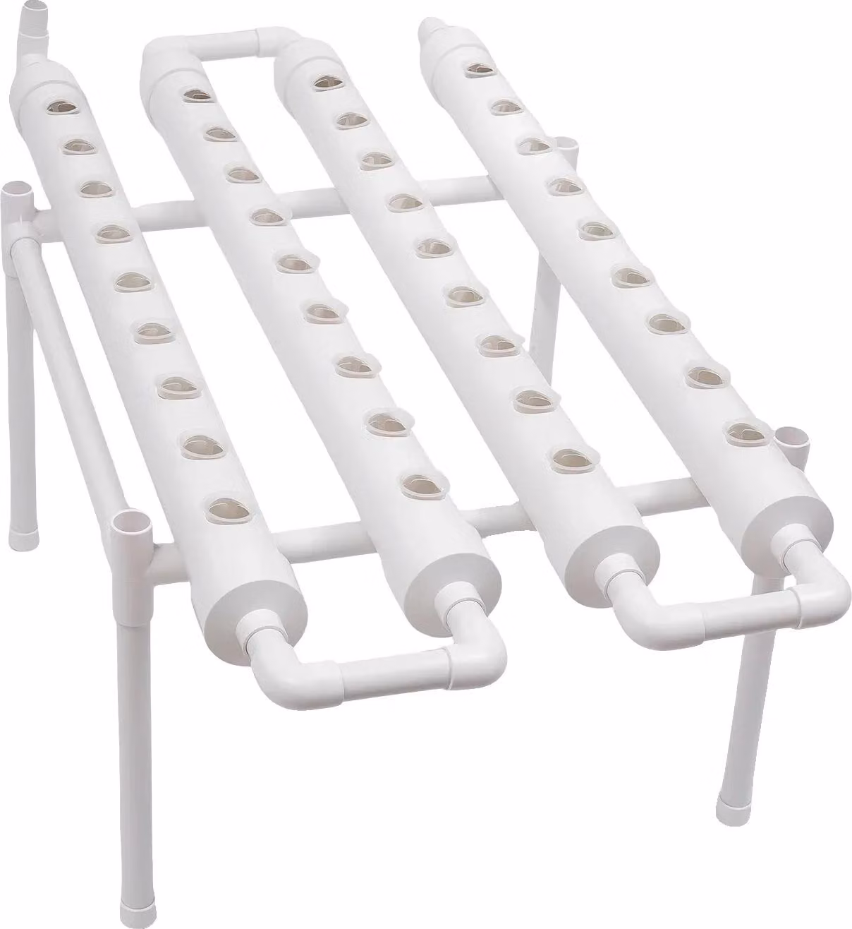 Kit di coltivazione idroponica, 36 postazioni per piante, design salvaspazio, BIANCO