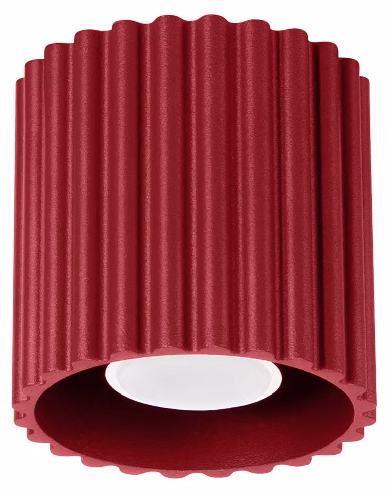 Lampada da soffitto AURA 1 bordeaux GU10 1xGU10 10W alluminio 10x10x10cm Sollux Lighting