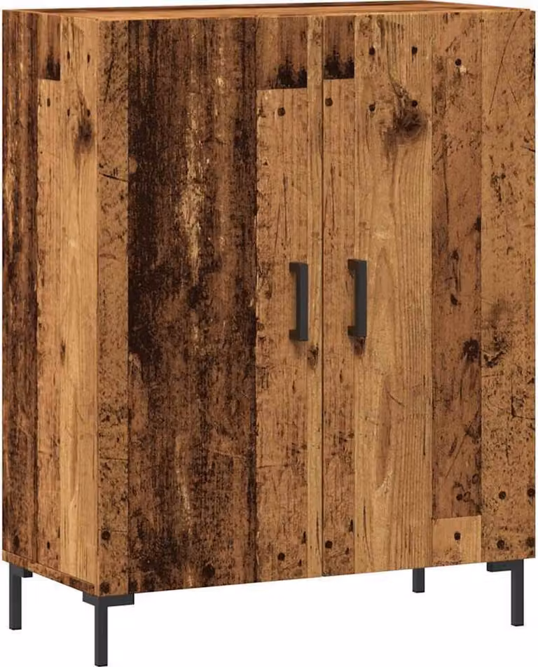 Credenza Legno Antico 69,5x34x90 cm in Legno Multistrato