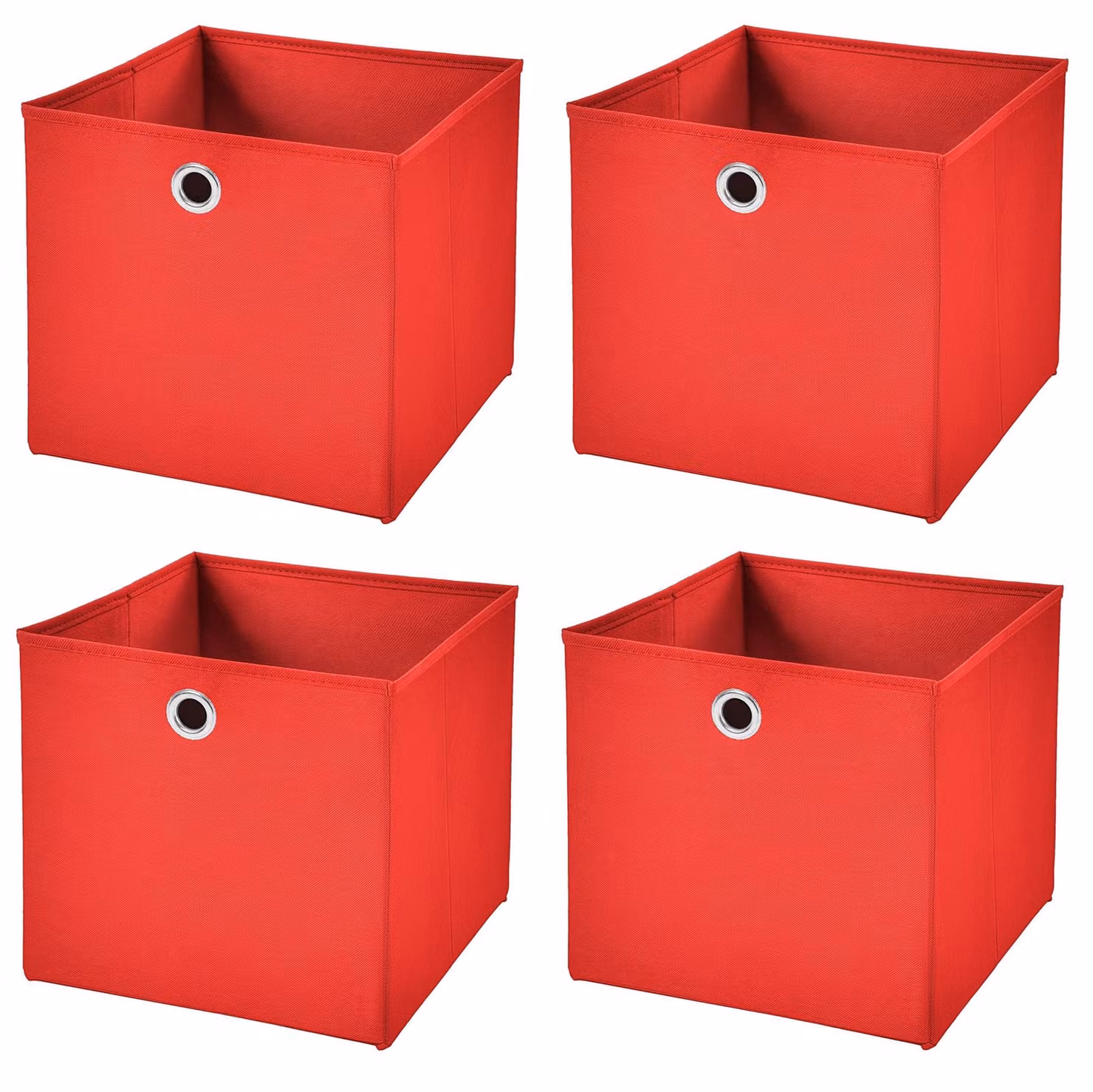 Omgoods - Set di 4 scatole pieghevoli per l'organizzazione (28x28x28 cm)