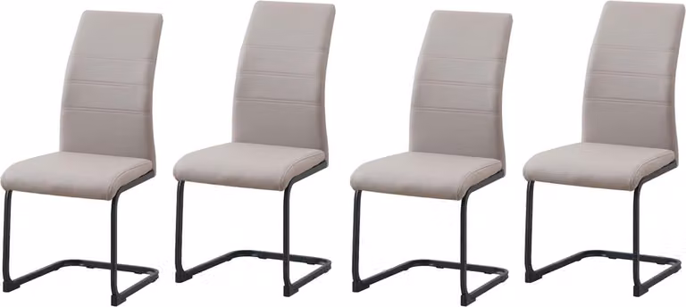 Set di 4 sedie a dondoloPoliuretanocappuccino SallyP HTI-Line