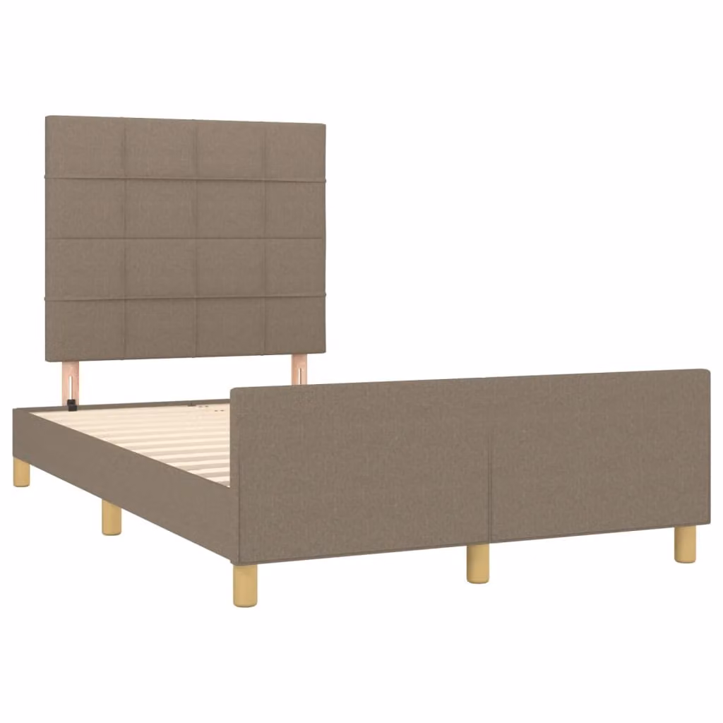 Giroletto senza Materasso Tortora 120x190 cm Tessuto