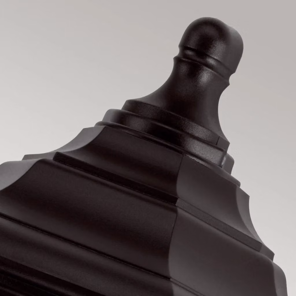 Applique da esterno Kinsale Elstead nera con attacco E27 e protezione IP44 – 2