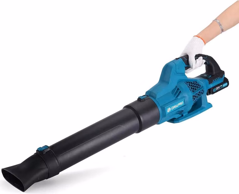 Soffiatore ad aria a batteria - Modello manuale senza spazzole - 6 velocità - Flusso d'aria di 790 m³/h - 8000–17000 giri/min - 22–40 m/s - Include 1 batteria