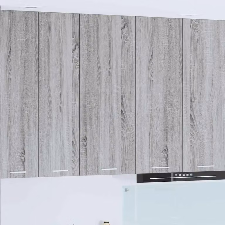 Armadio pensile da cucina moderno vidaXL in legno e MDF, Grigio, L 40 cm x P 31 cm x H 100 cm