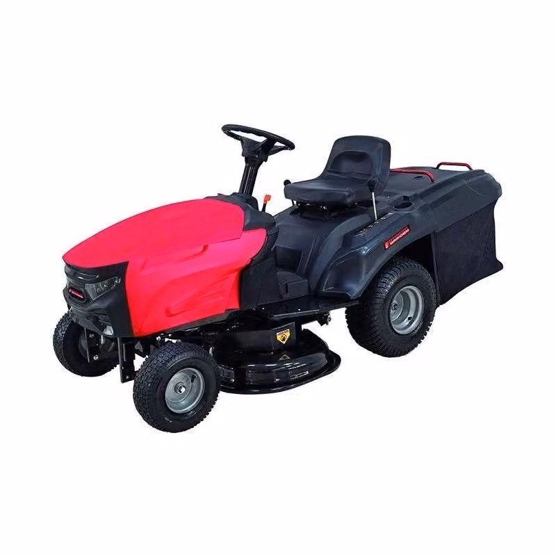 Sandrigarden SG-TR 353 Trattorino Motore 4T OHV 352 cc 8,8 HP colore Rosso con Larghezza Taglio 84 cm, Cesto 220 L e Fari LED – 2