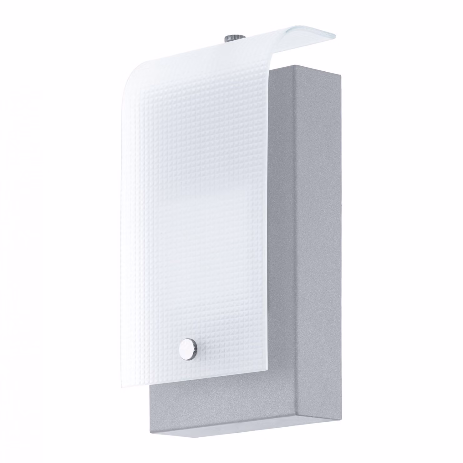 Lampada da esterno a LED per illuminazione a parete, zincata, acciaio, H 22,5 cm