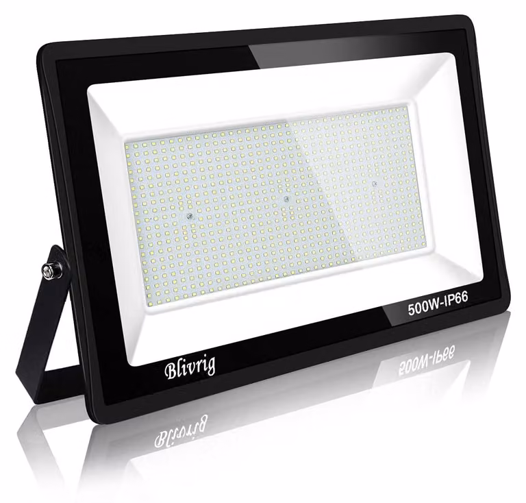 Faretto LED da 500 W, 50000 lumen, grado di protezione IP66, luce bianco caldo, per illuminazione esterna
