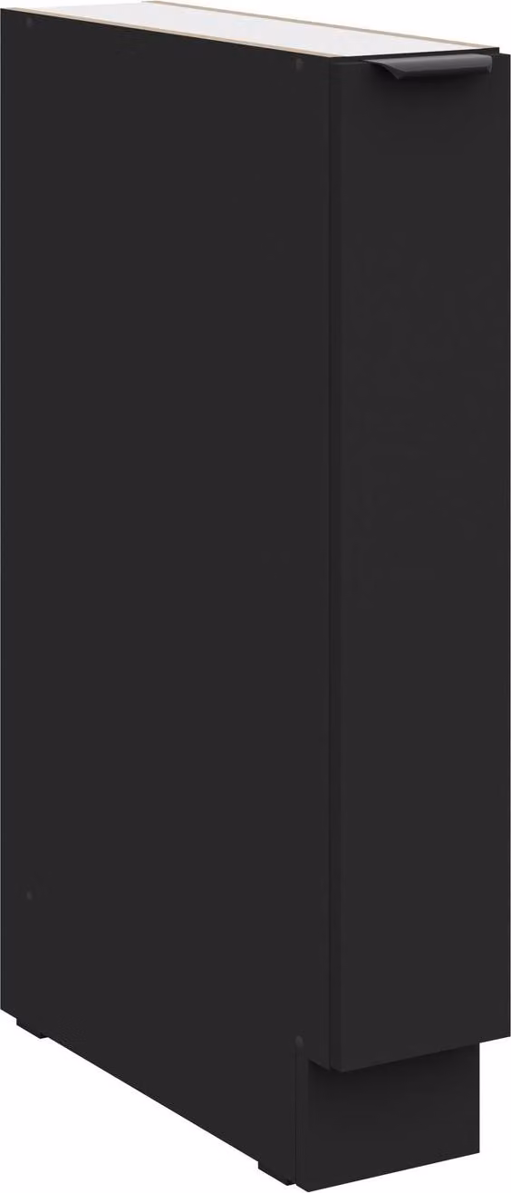Base per cucina Armadio estraibile 15 cm SIENA Nero Cucina Cucina