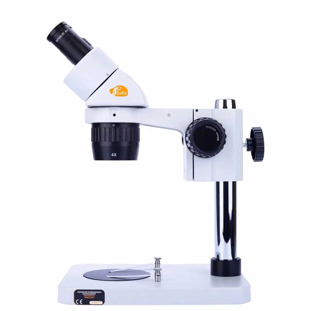 Microscopio Stereoscopico Binoculare Ganimedes S MSGS-B-PS1 con Testa Inclinata 45°, Zoom 20/40x e Oculare WF10x/20 di Rosfix, Colore Bianco – 2