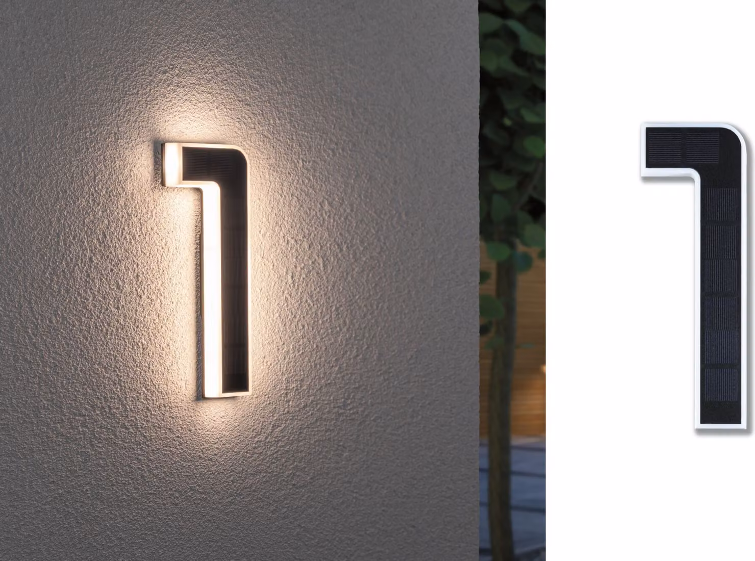 Paulmann Solar LED numero civico numero 1