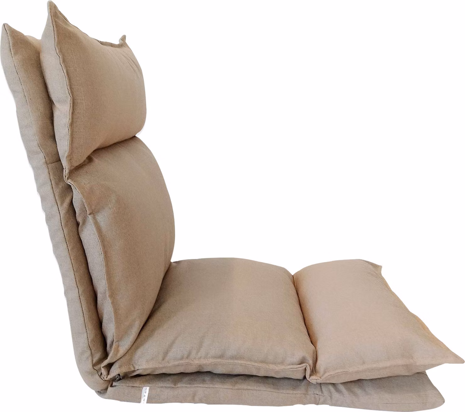Seduta della poltrona Rebecca Mobili in metallo e poliestere beige