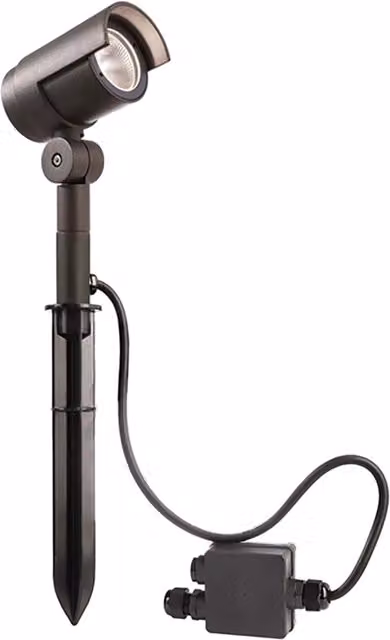 Faro LED SPOT DEKO-LIGHT da giardino con picchetto, 20W, luce calda 3000K, IP65, colore nero o grigio, regolabile, in metallo e alluminio – 1