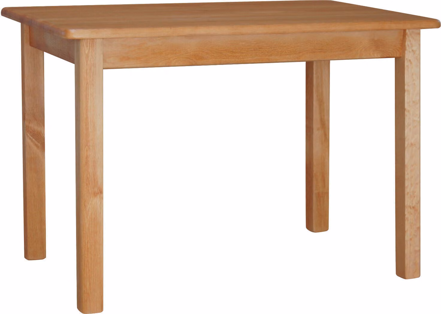 Tavolo in legno di pino massiccio nel colore Ontano 120 x 70 cm
