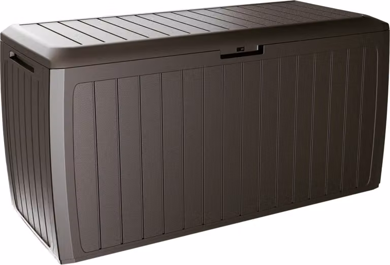 Zahradní box BOXE BOARD 116 cm - 290 l - barva: umbra