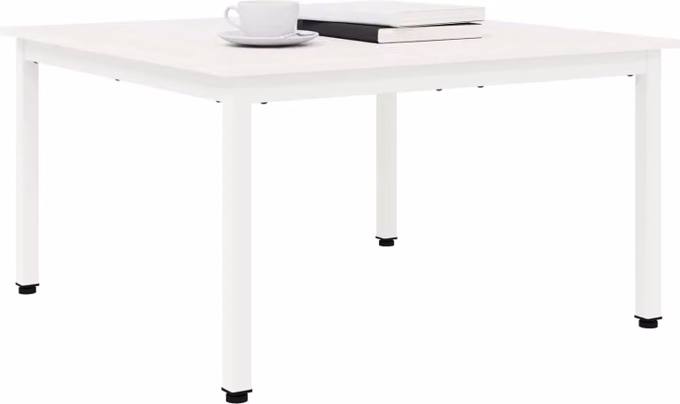 SYFAX™ Tavolino da salotto Bianco 80 x 80 x 45 cm Pino massello