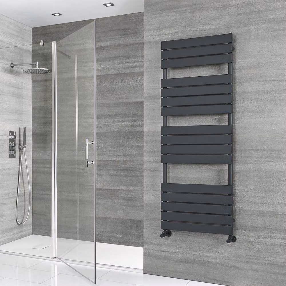 Scaldasalviette di Design - 1500mm x 600mm - Antracite - Lustro