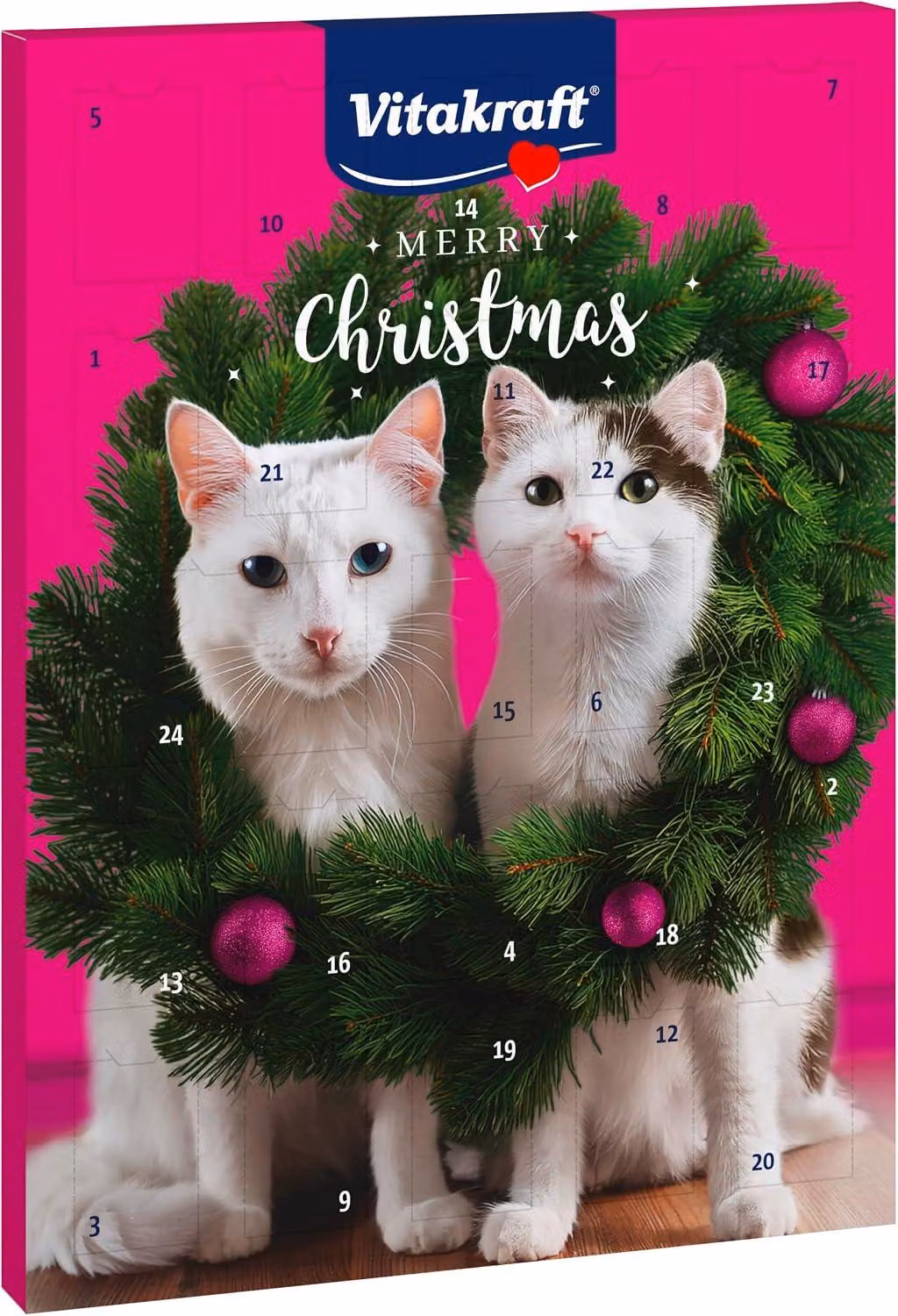 Calendario dell'Avvento per gatti, per Natale del 2026, una selezione accuratamente scelta di deliziosi snack, pensata per il periodo che precede il Natale