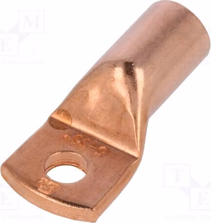 2 connettori a crimpare: connettore a tubo, collegamento a crimpare M6, sezione 35mm², lunghezza: 31,5mm, codice: E11KM-0101010390