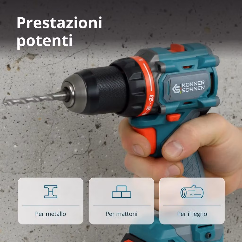 Set Senza Fili Master KS ID20V-60 KIT 74 PLUS con Batteria Ricaricabile – 2