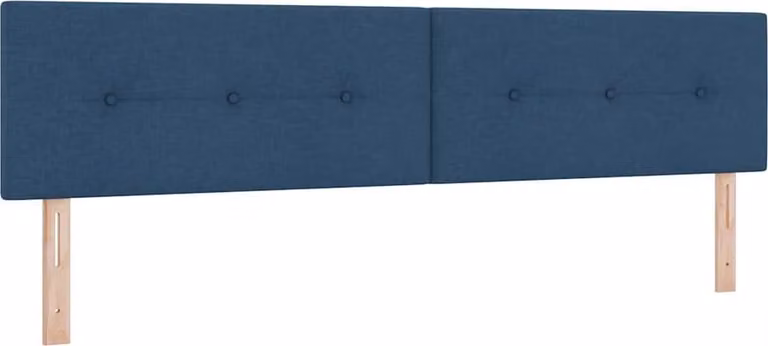 Testiera regolabile in altezza con testiera Blu 200 cm Tessuto